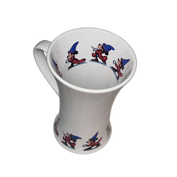Disney Fantasia Mickey Mouse Sorcerers Apprentice Wizard Fantasia Tall Large Mug - Picture 2 of 13